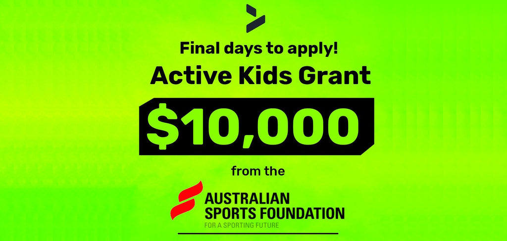Active Kids Grant - apply for your Club today!
